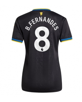 Billige Fotballdrakt Manchester United Bruno Fernandes #8 Replika Tredjedrakt Dame 2025-26 Kortermet Billige Fotballdrakt Manchester United Bruno Fernandes #8 Replika Tredjedrakt Dame 2025-26 Kortermet
